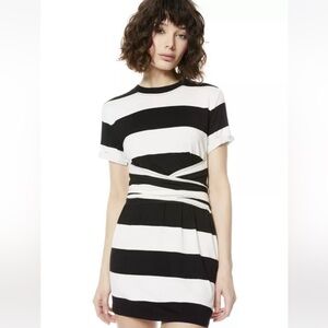 Alice + Olivia Jasset tie waist mini dress